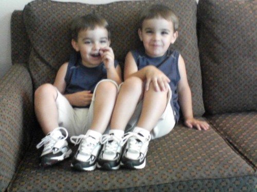 Our First Basketball Shoes